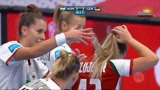Europeo Femenino Noruega-Dinamarca 2020. 2º Fase 1º Partido Grupo II. Hungría vs. Alemania